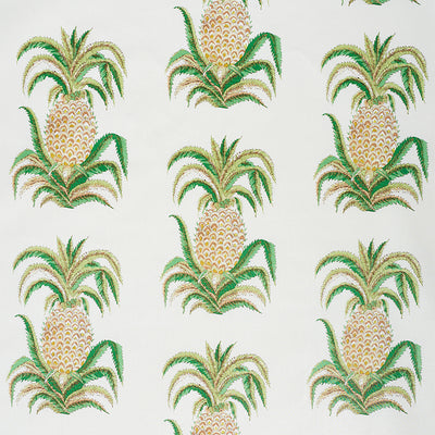 SCHUMACHER FABRICS -178800-PINEAPPLES CHINTZ