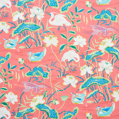 Schumacher Fabrics , a selection of fabrics such as velvet, damask, cotton, silk, linen and sheers.