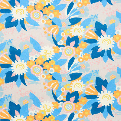 Schumacher Fabrics , a selection of fabrics such as velvet, damask, cotton, silk, linen and sheers.