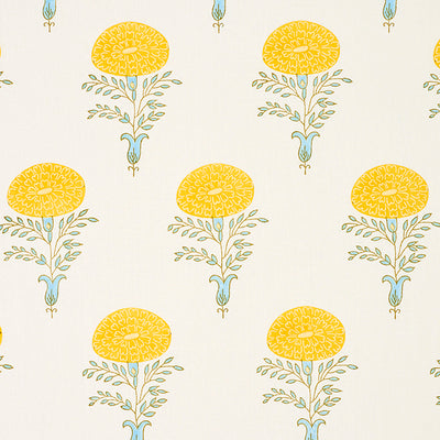 Schumacher Fabrics , a selection of fabrics such as velvet, damask, cotton, silk, linen and sheers.