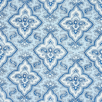 SCHUMACHER FABRICS-179440 - AMALIA MEDALLION HANDMADE PRINT