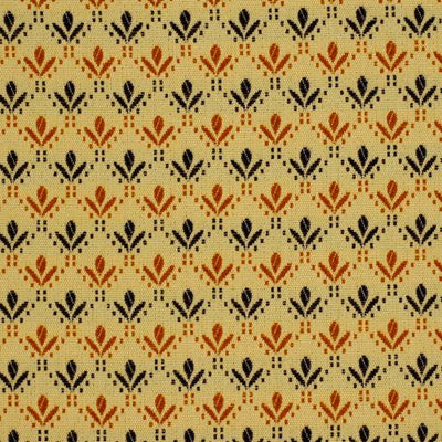 ROBERT ALLEN FABRICS-FLOWER BUD -PRUSSIAN