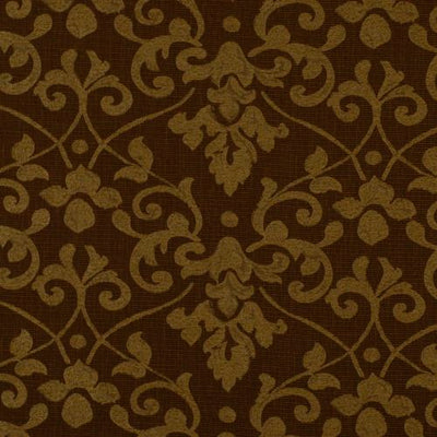 ROBERT ALLEN FABRICS-LISBON DAMASK -SEPIA