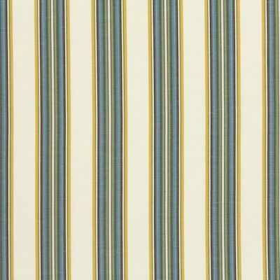 ROBERT ALLEN FABRICS-VILLA STRIPE -SUNBLUE