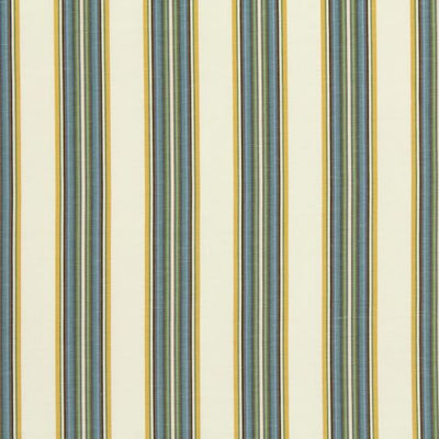 ROBERT ALLEN FABRICS-VILLA STRIPE -SUNBLUE