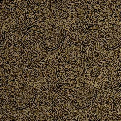 ROBERT ALLEN FABRICS-FLOWER PETALS -CAVIAR