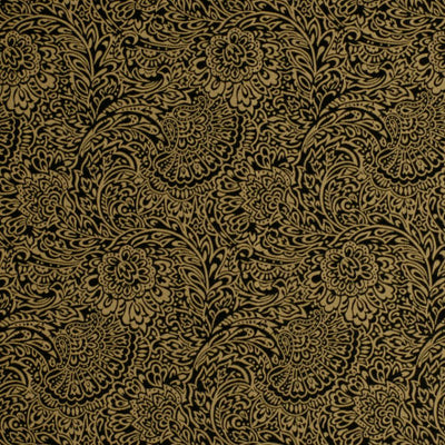 ROBERT ALLEN FABRICS-FLOWER PETALS -CAVIAR