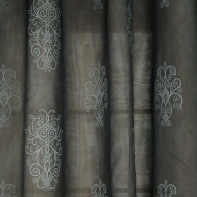 ROBERT ALLEN FABRICS-PRETTY LOOKING -CHARCOAL