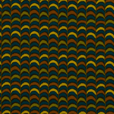 ROBERT ALLEN FABRICS-MIAMI BEAT -HENNA