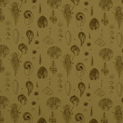 ROBERT ALLEN FABRICS-SEA URCHINS -TEAK