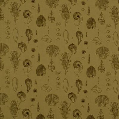 ROBERT ALLEN FABRICS-SEA URCHINS -TEAK