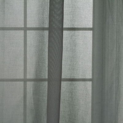 ROBERT ALLEN FABRICS-ELEGANT SHEER -SILVER