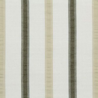 ROBERT ALLEN FABRICS-PUCKER STRIPE -NOUGAT