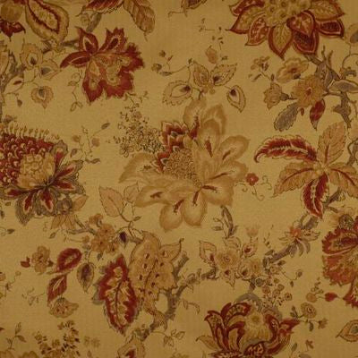 ROBERT ALLEN FABRICS-FLORAL DELIGHT -TOAST