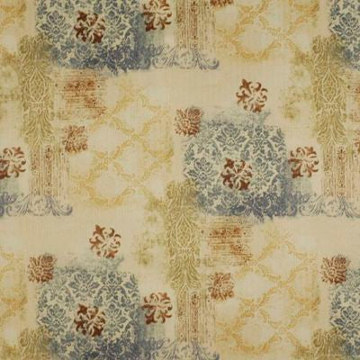 ROBERT ALLEN FABRICS-FLORAL STAMP -EUCALYPTUS