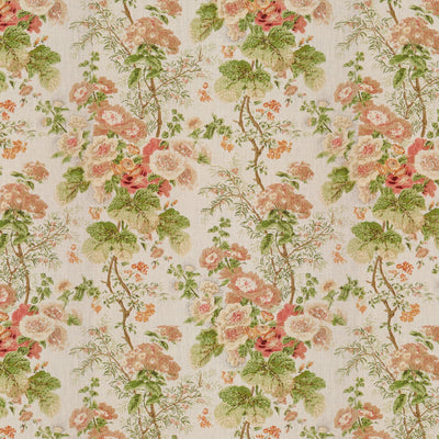 LEE JOFA - HOLLYHOCK HDB - CORAL/APPLE