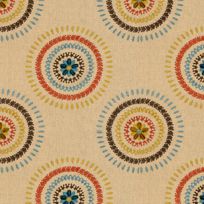 LEE JOFA - HAZEL EMBROIDERY - TEAL