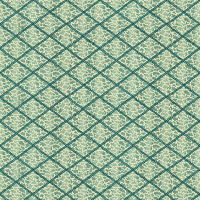 LEE JOFA - JAG TRELLIS - TURQUOISE