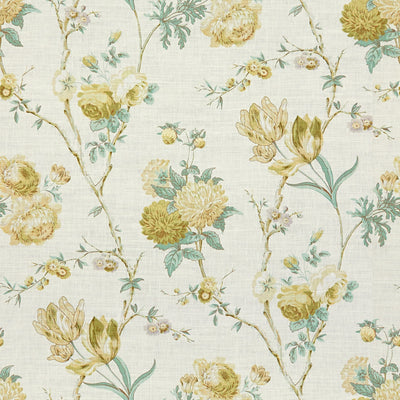 LEE JOFA - ALLEGRA LINEN - GREEN/AQU