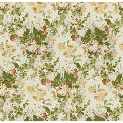 LEE JOFA - MAISIE LINEN - TAN/LEAF