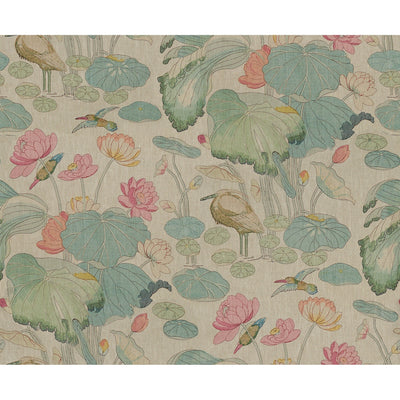 LEE JOFA - NYMPHEUS TWILL - PINK/TEAL