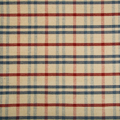 LEE JOFA - FANNIN PLAID - RUBY/NAVY