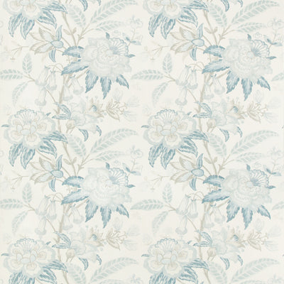 LEE JOFA - DAVENPORT PRINT - FROST BLUE