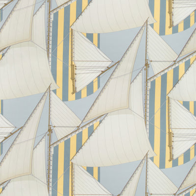 LEE JOFA - ST TROPEZ PRINT - BLUE/YELLOW