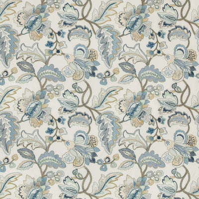 LEE JOFA - ORFORD EMBROIDERY - BLUE/GOLD