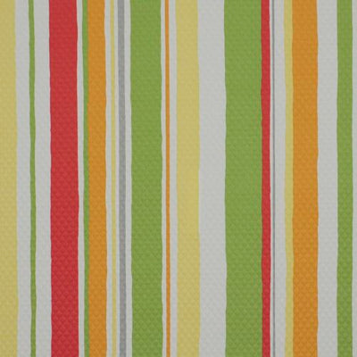 ROBERT ALLEN FABRICS-BAJA STRIPE EM -POPPY