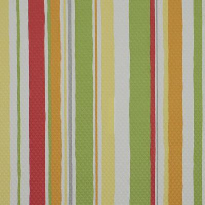 ROBERT ALLEN FABRICS-BAJA STRIPE EM -POPPY