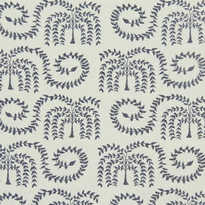 ROBERT ALLEN FABRICS-UMBRELLA TREE -INDIGO