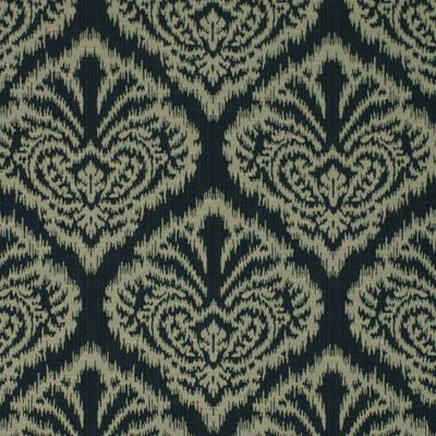 ROBERT ALLEN FABRICS-IKAT DAMASK -CHARCOAL