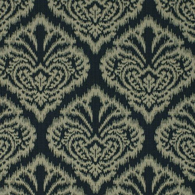 ROBERT ALLEN FABRICS-IKAT DAMASK -CHARCOAL