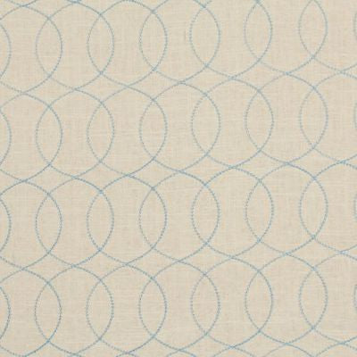 ROBERT ALLEN FABRICS-GATE STITCH -AZURE