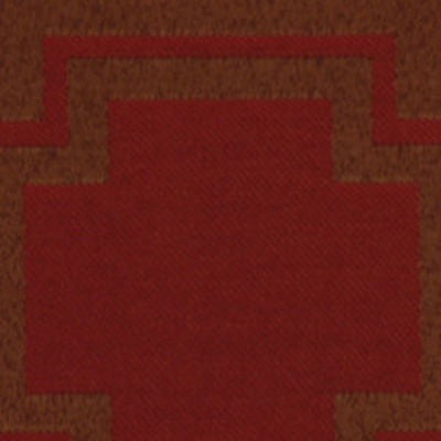 ROBERT ALLEN FABRICS-GEOMETRIC WAY -CAYENNE
