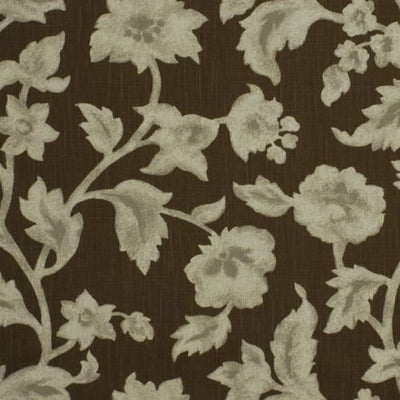ROBERT ALLEN FABRICS-ETRUSCAN FLORA -COCOA
