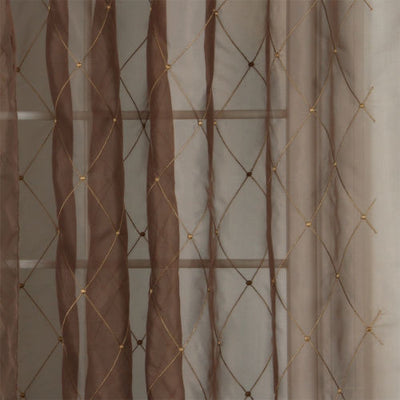 ROBERT ALLEN FABRICS-LINED DIAMONDS -DRIFTWOOD