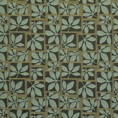 ROBERT ALLEN FABRICS-SQUARED LEAF -MIST