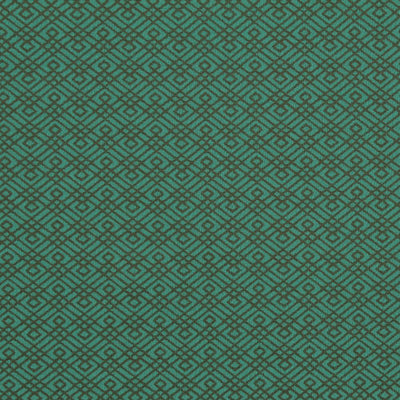ROBERT ALLEN FABRICS-WALKING MAZE -AQUATIC