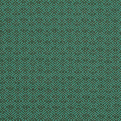 ROBERT ALLEN FABRICS-WALKING MAZE -AQUATIC