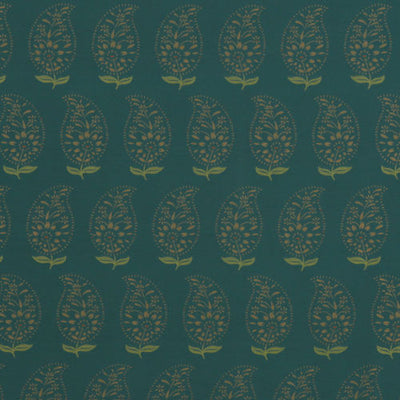 ROBERT ALLEN FABRICS-DOTTED PAISLEY -AQUATIC