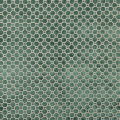 ROBERT ALLEN FABRICS-VELVET GEO -EMERALD
