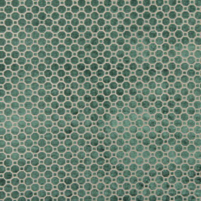 ROBERT ALLEN FABRICS-VELVET GEO -EMERALD