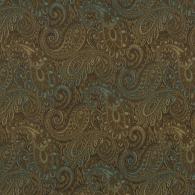 ROBERT ALLEN FABRICS-TAMIL PAISLEY -JEWEL