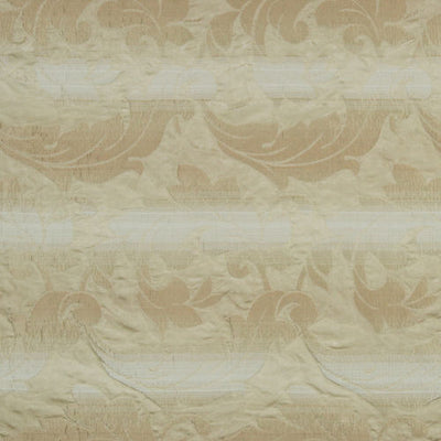 ROBERT ALLEN FABRICS-SATIN SCROLL -BUFF