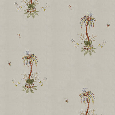 SCHUMACHER FABRICS -22140-ROYAL PONCIANNA EMBROIDERY