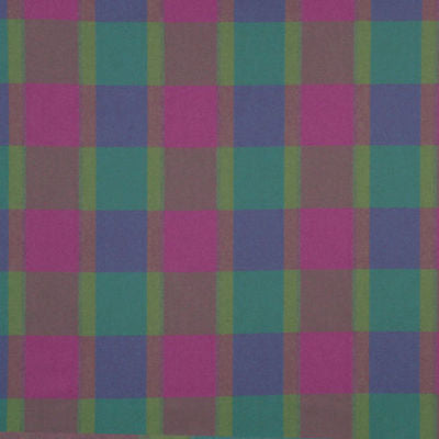 ROBERT ALLEN FABRICS-PLAID WOOL -IRIS