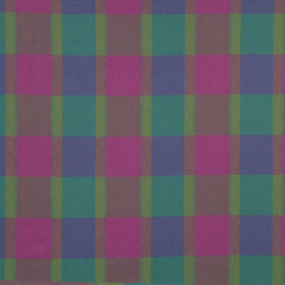 ROBERT ALLEN FABRICS-PLAID WOOL -IRIS