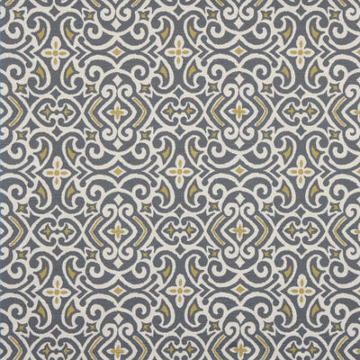 ROBERT ALLEN FABRICS-NEW DAMASK BK -GREYSTONE